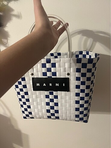  Beden marni hasır çanta