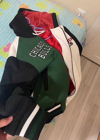 Erkek Jordan Marka Çok Renkli Fermuarlı Sweatshirt - Görsel 5