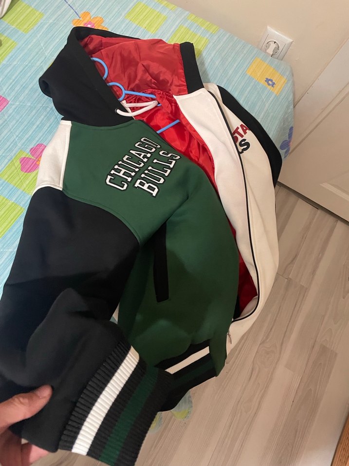 Erkek Jordan Marka  Çok Renkli Fermuarlı Sweatshirt - Görsel 5