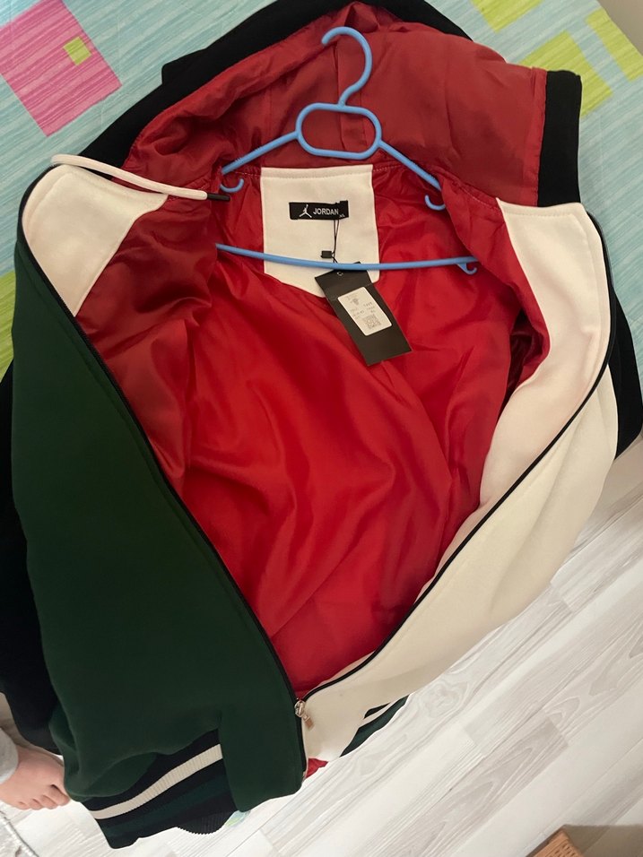 Erkek Jordan Marka  Çok Renkli Fermuarlı Sweatshirt - Görsel 3