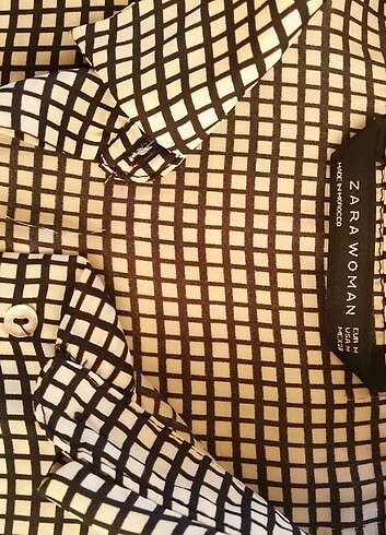 Zara kolsuz gomlek - Görsel 2