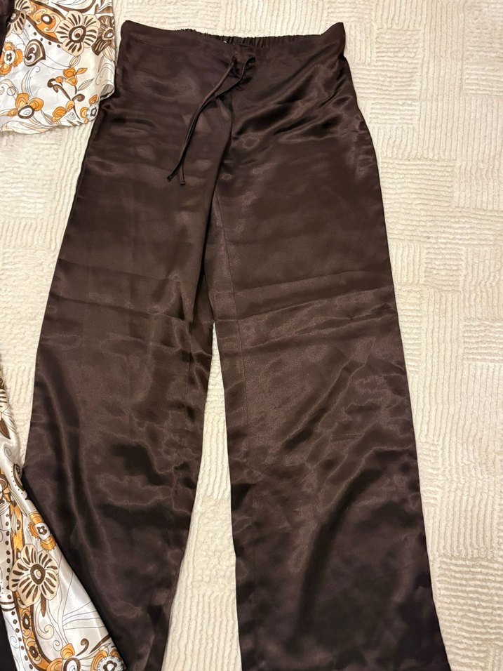 Bohem Tarzı Kahverengi İp Askılı Takım - Görsel 4