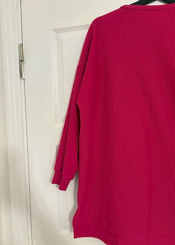 Pembe Gri Triko Tunik - Görsel 10