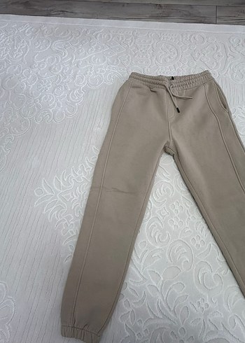 Bej Rahat Kesim Eşofman Altı - Görsel 2