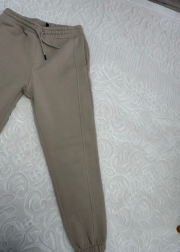 Bej Rahat Kesim Eşofman Altı - Görsel 5