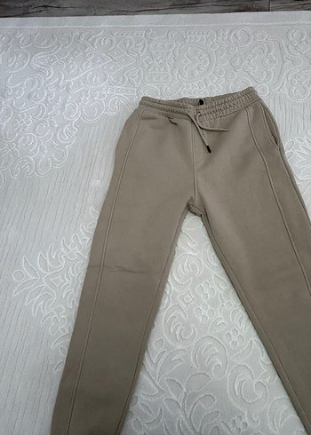 Bej Rahat Kesim Eşofman Altı - Görsel 3