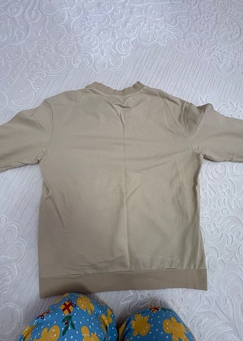 Bej Sweatshirt Uzun Kollu defacto - Görsel 2
