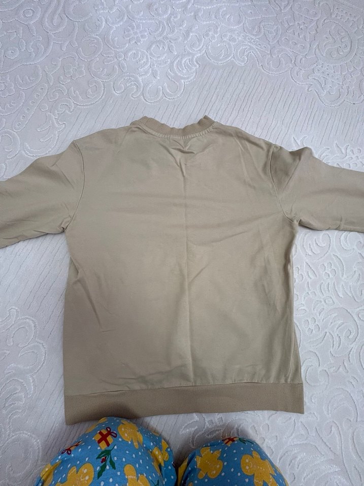 Bej Sweatshirt Uzun Kollu defacto - Görsel 2