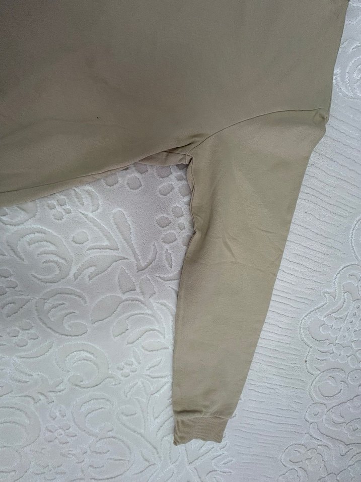 Bej Sweatshirt Uzun Kollu defacto - Görsel 5