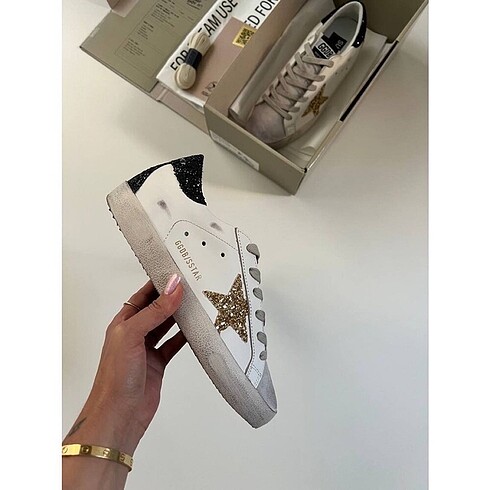 Golden Goose Deluxe Golden Goose Silver Gold Black