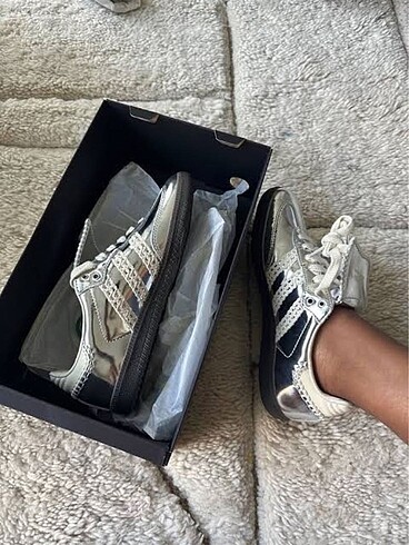 Adidas x Wales Bonner Samba Silver