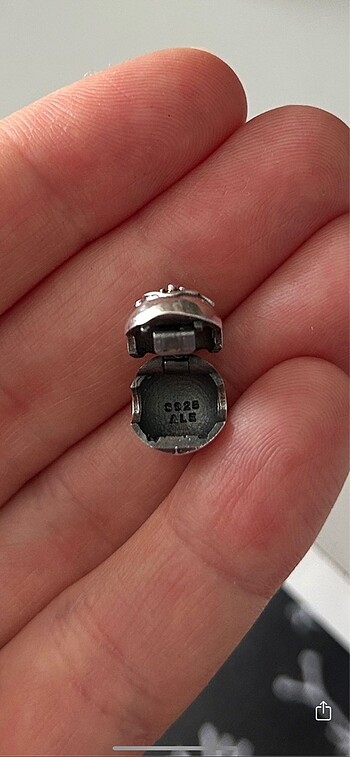 Beden Orijinal Pandora menekşe klips charm