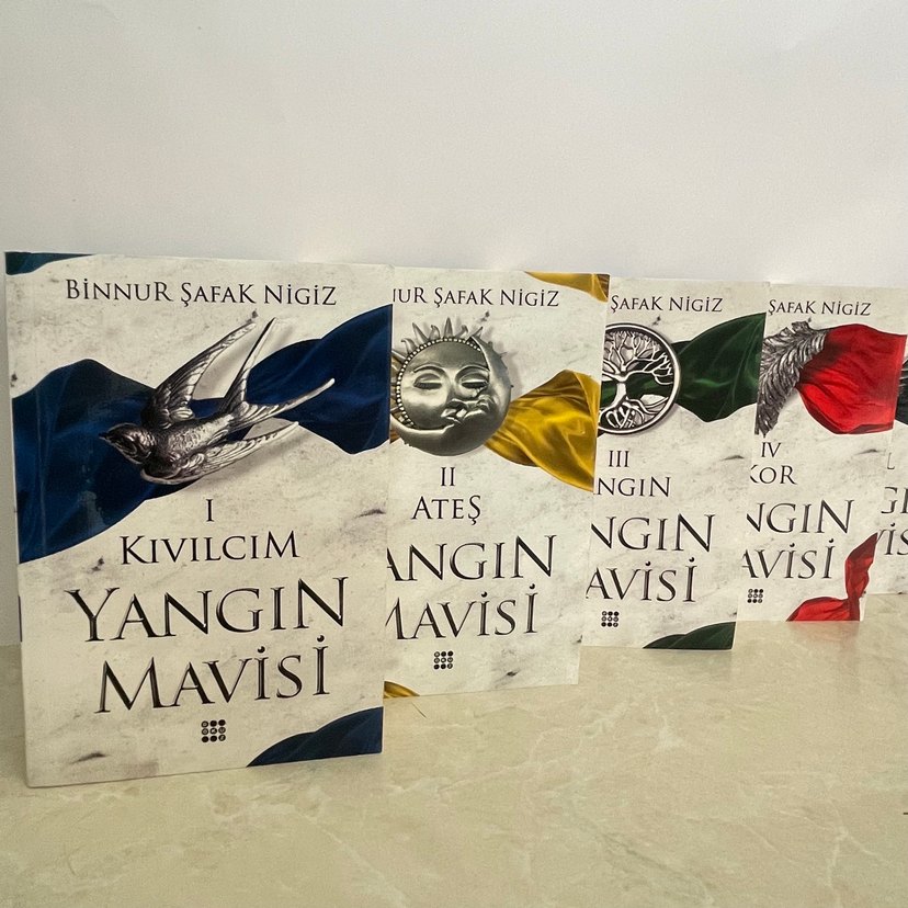 Yangın Mavisi Serisi 5 Kitap Seti - Görsel 2