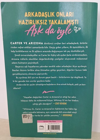 Sevgiler, Carter - Whitney G. Roman - Görsel 2