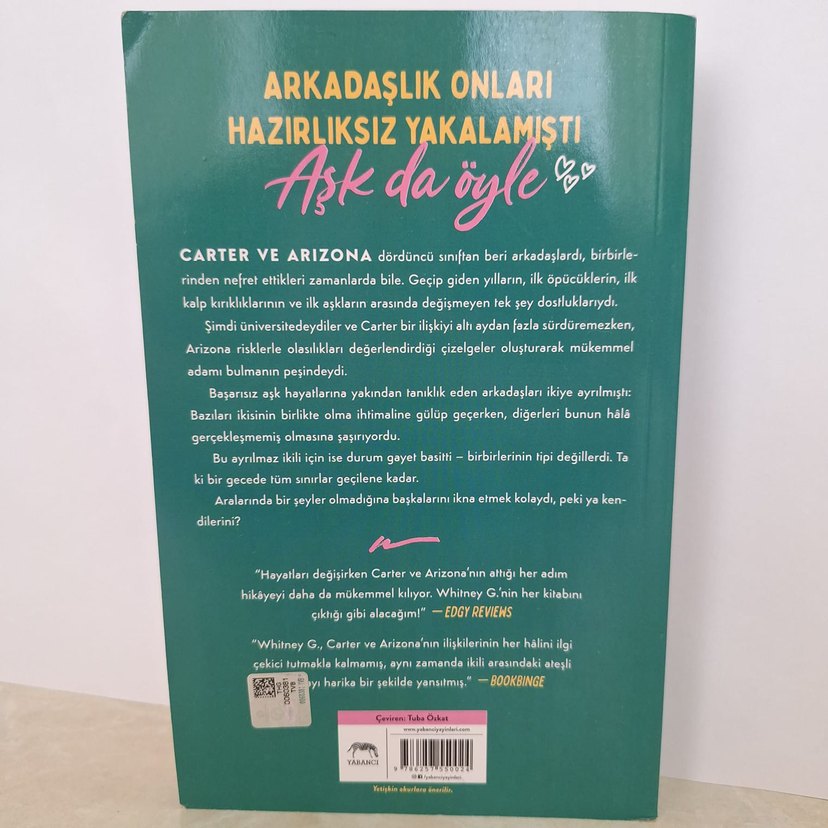 Sevgiler, Carter - Whitney G. Roman - Görsel 2