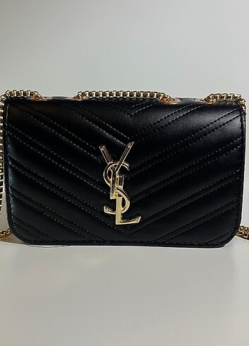 YSL model deri siyah omuz çantası 