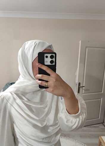 Beyaz nikah elbisesi+şal - Görsel 7