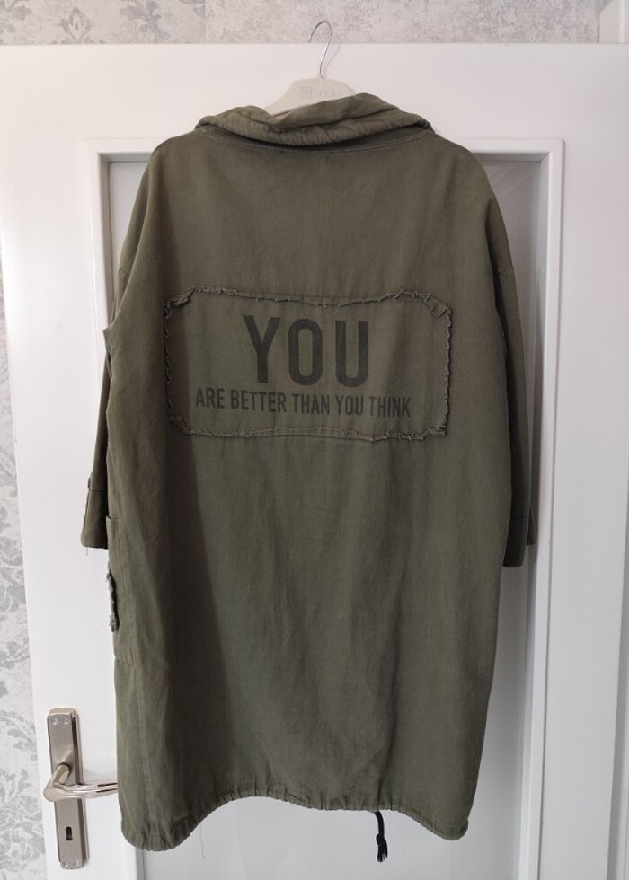 Haki ceket - Görsel 4