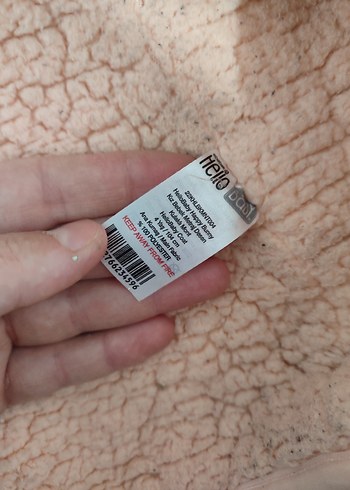 Kapüşonlu Turkuaz çocuk mont - Görsel 2