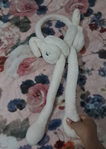Beden beyaz Renk Beyaz Peluş Kulaklık Tavşan