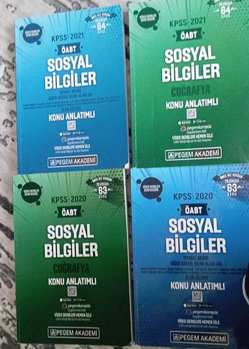 Pegem Akademi KPSS 2020-2021 Sosyal Bilgiler Kitapları
