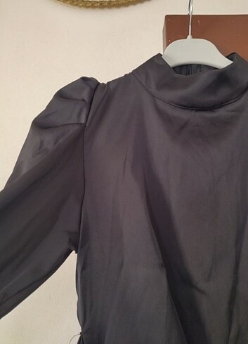 Saten elbise - Görsel 2