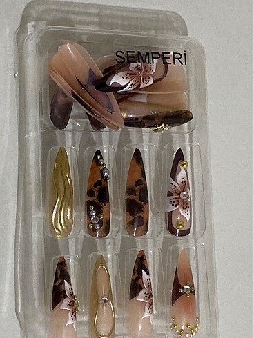 3D charmlı takma tırnaj - Görsel 7