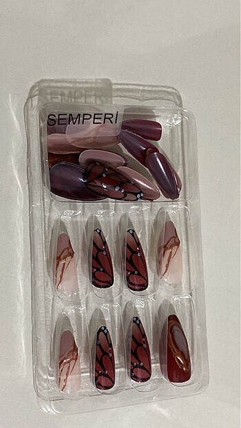 3D charmlı takma tırnaj - Görsel 12