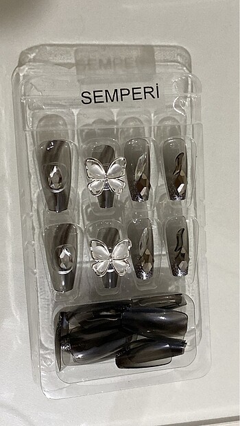 3D charmlı takma tırnaj - Görsel 14