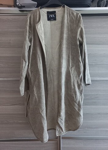 ZARA HAKİ OVERSIZE TUNİK-CEKET