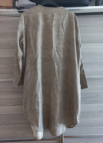 s Beden ZARA HAKİ OVERSIZE TUNİK-CEKET