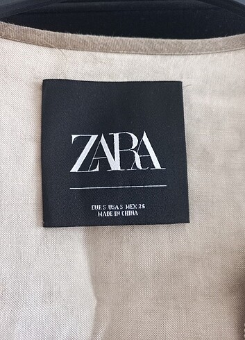 s Beden haki Renk ZARA HAKİ OVERSIZE TUNİK-CEKET