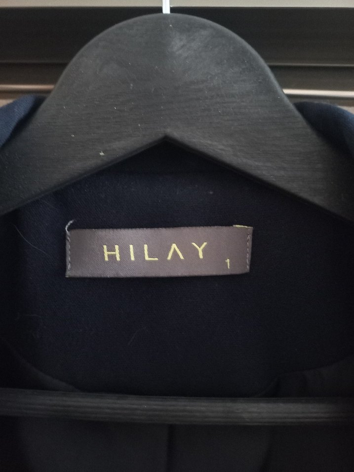 Koyu Mavi Uzun Blazer - Görsel 2