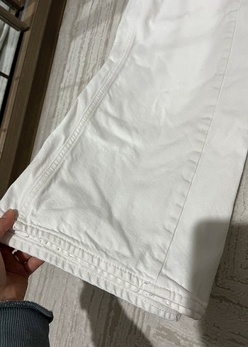 Mavi Beyaz Kadın Kot Pantolon - Görsel 2