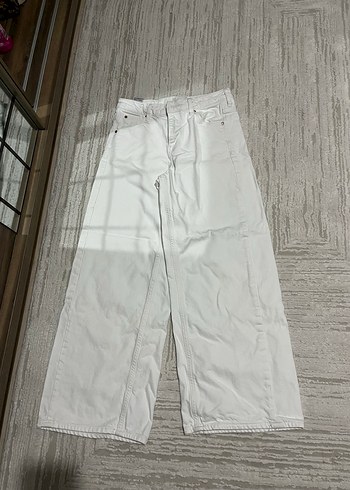 Mavi Beyaz Kadın Kot Pantolon - Görsel 6