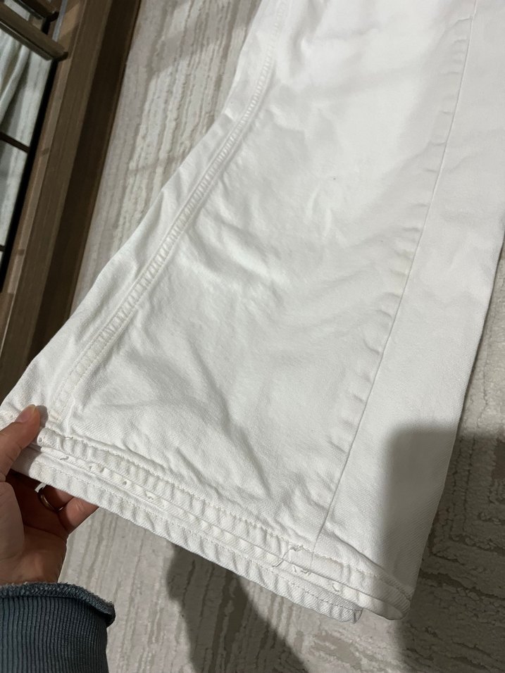 Mavi Beyaz Kadın Kot Pantolon - Görsel 2