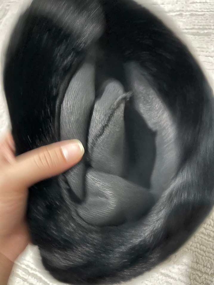 Siyah Kürklü Kadın Şapka - Görsel 3