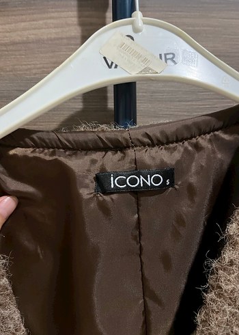 Kahverengi Yün Kadın Midi Kaban - Görsel 2