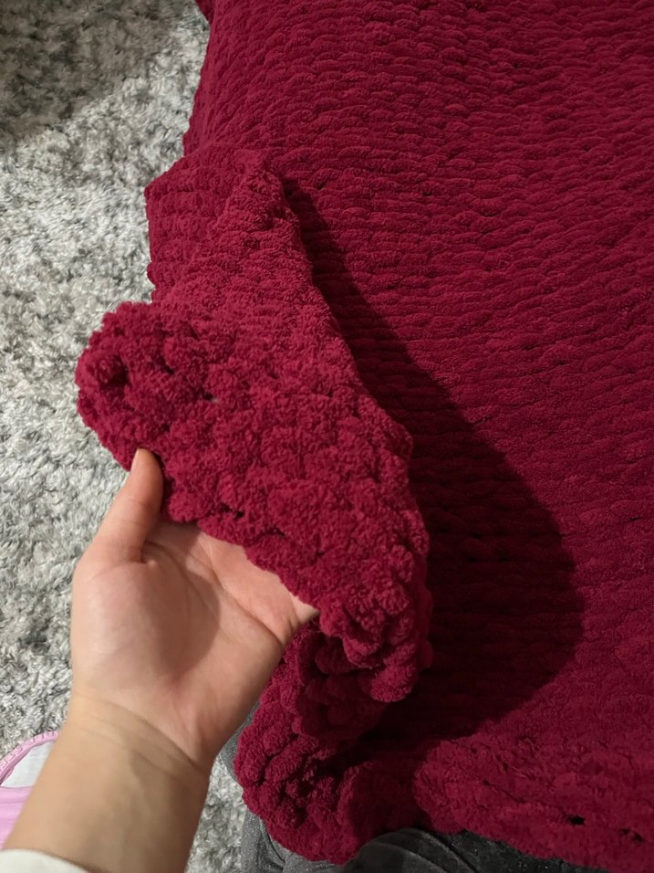 Bordo el örgüsü Tv Battaniyesi - Görsel 2