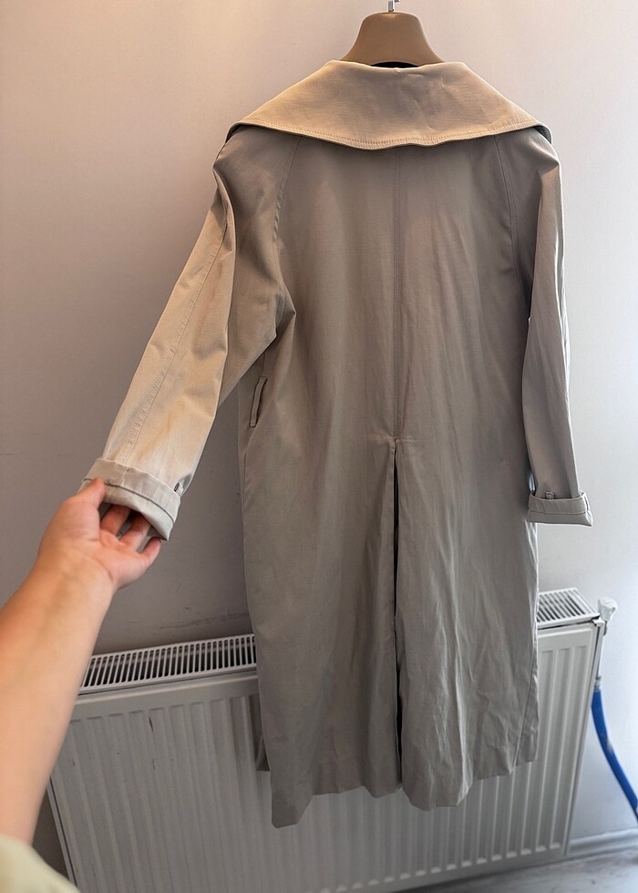 Bej trençkot - Görsel 4