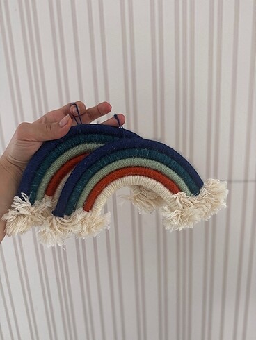 İkili makrome duvar süsü - Görsel 3