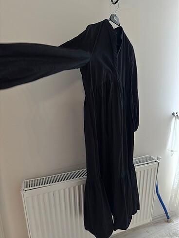 Siyah uzun elbise - Görsel 2