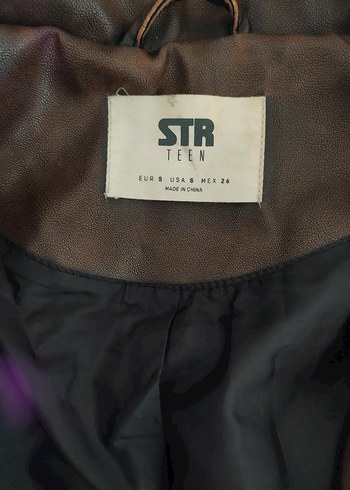Stradivarius oversize deri ceket