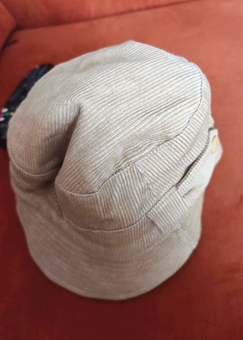 Benetton Benetton şapka kadife camel kadın şapka