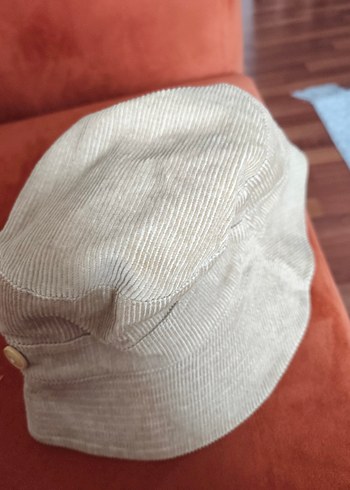Beden Benetton şapka kadife camel kadın şapka