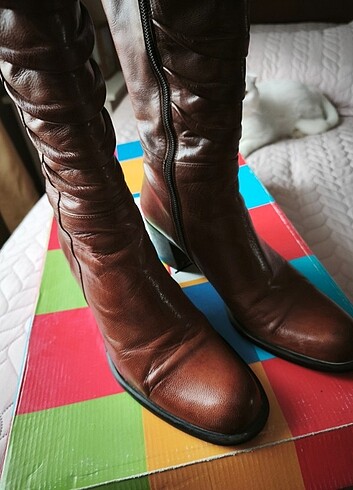 36 Beden kahverengi Renk Beta Shoes çizme taba renk 