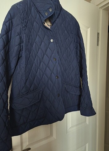 Burberry Burberry lacivert kapitone ceket