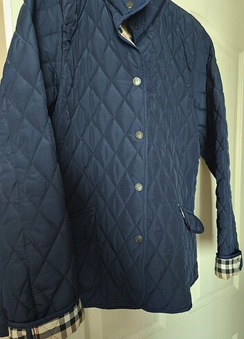 m Beden lacivert Renk Burberry lacivert kapitone ceket