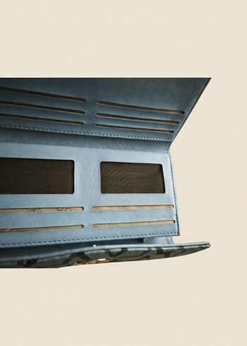 Mavi cüzdan sıfır kullanım - Görsel 2