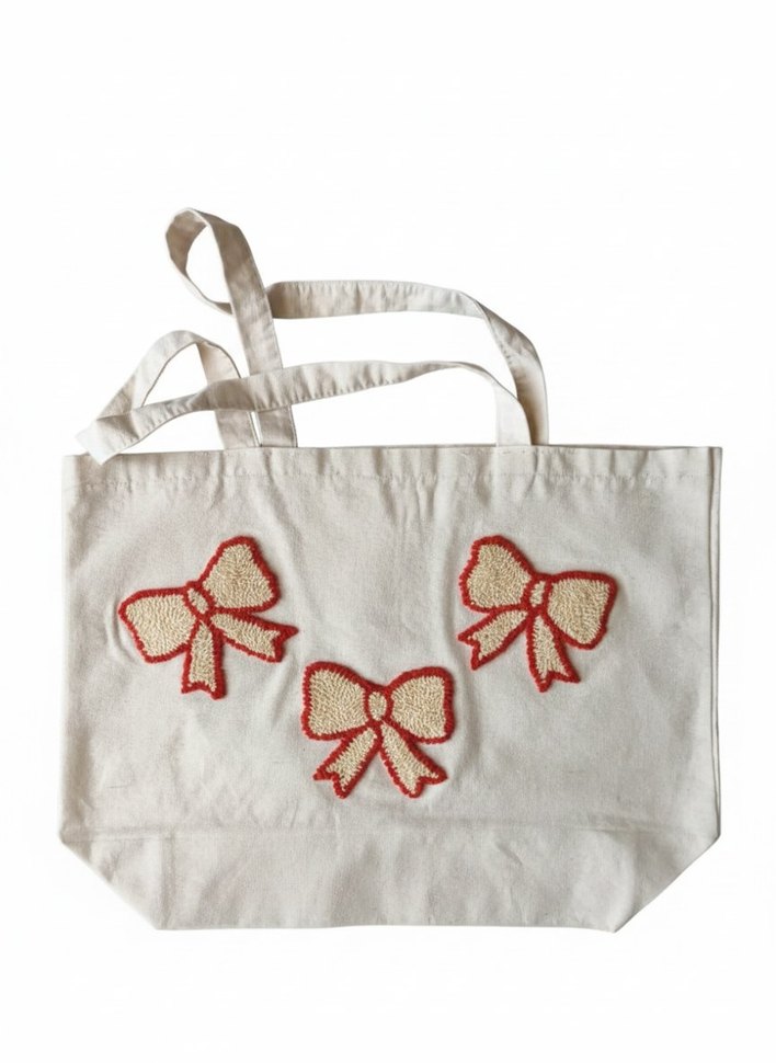 punch nakışlı 40*48 cm ebat bez çanta - Görsel 2